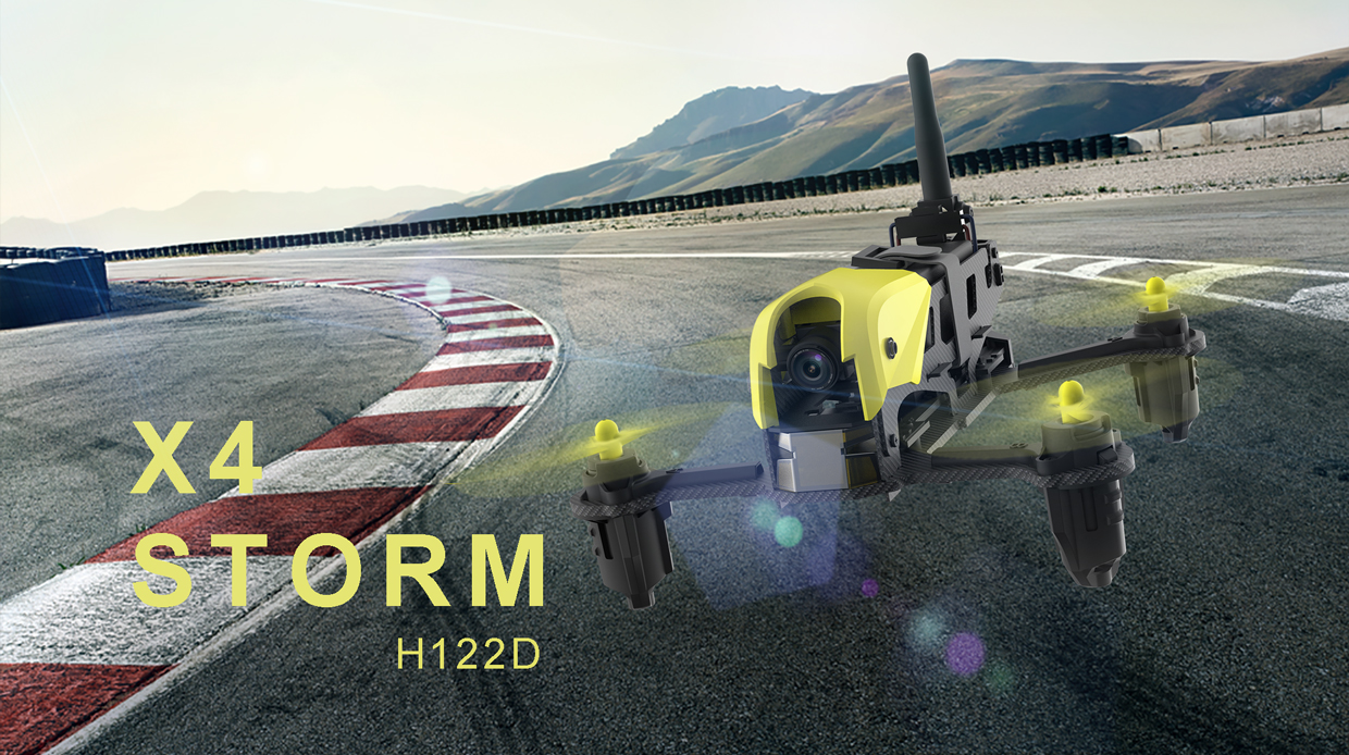drone racing - hubsan x4 storm